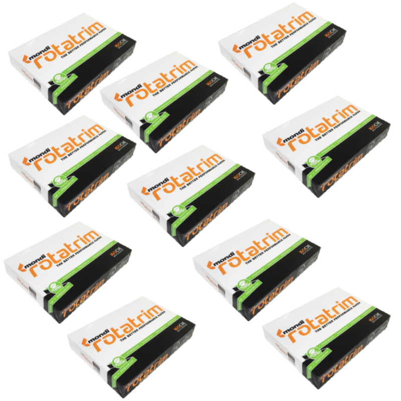 Mondi Rotatrim A4 White Copy Paper 80 GSM - Twin Box (10 Reams | 5,000 Sheets) | Premium Multipurpose Printer Paper