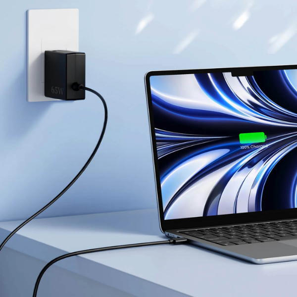 90W USB-C Laptop Charger | Fast Charging USB Type-C Power Adapter for Laptops, Tablets & Smartphones