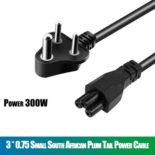 Laptop Power Supply Clover Cable 3 Pin Flower Power Cord 1.5 Meter AC Power Cable for Laptop Chargers