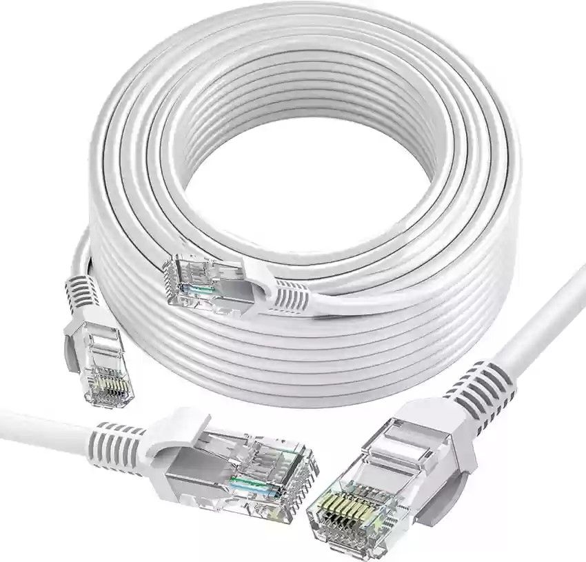 Premium CAT6 Ethernet Cable 30M – High-Speed Network Patch Cord with RJ45 Connectors – Grey