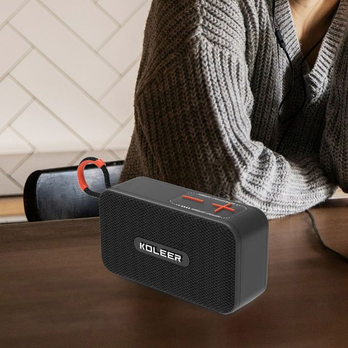 Koleer H33 Portable Bluetooth Speaker | Wireless Outdoor Speaker with AUX, TF Card, FM Radio & Deep Bass