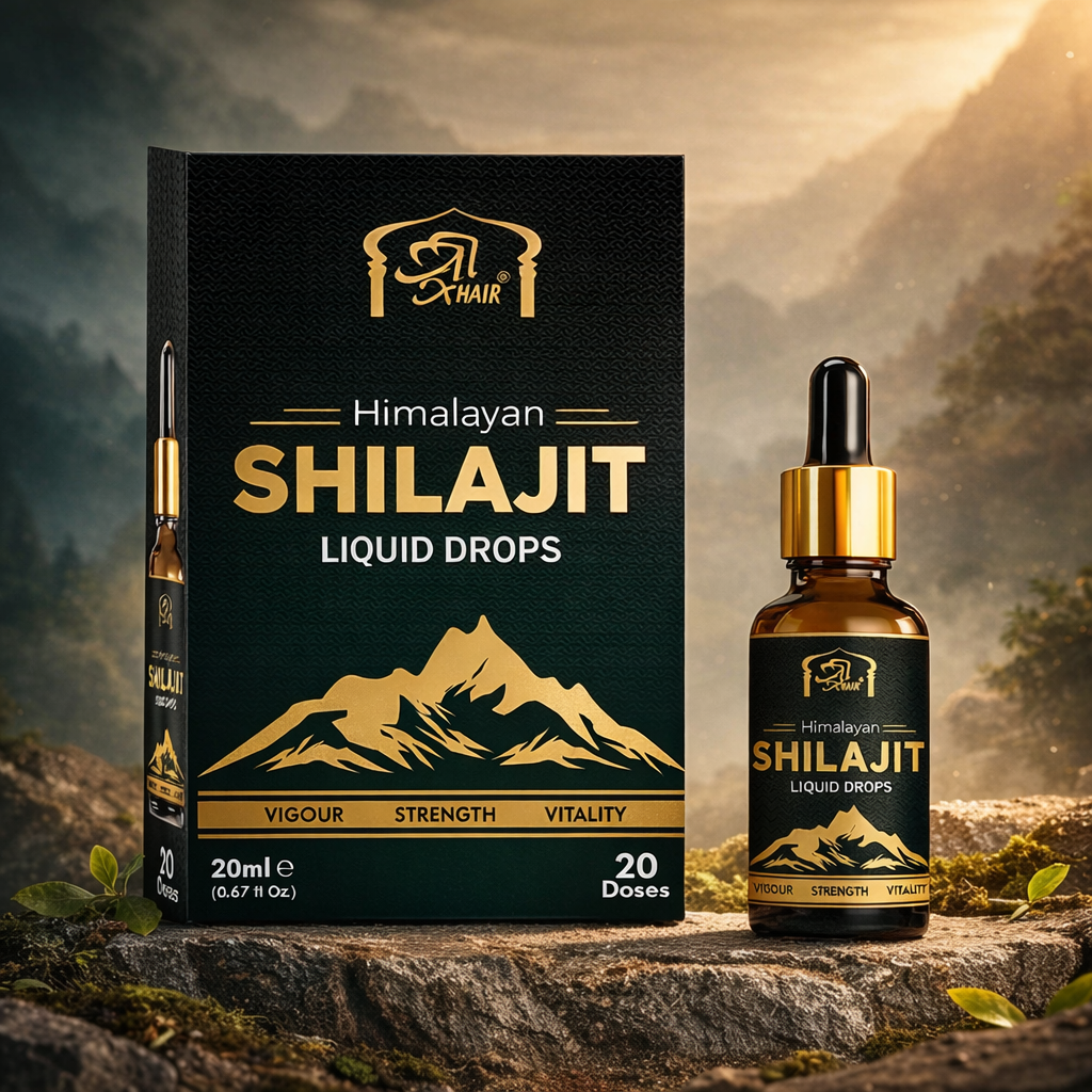 Al Khair Himalayan Shilajit Liquid Drops 20ml | Pure Herbal Shilajit Extract | 20 Servings