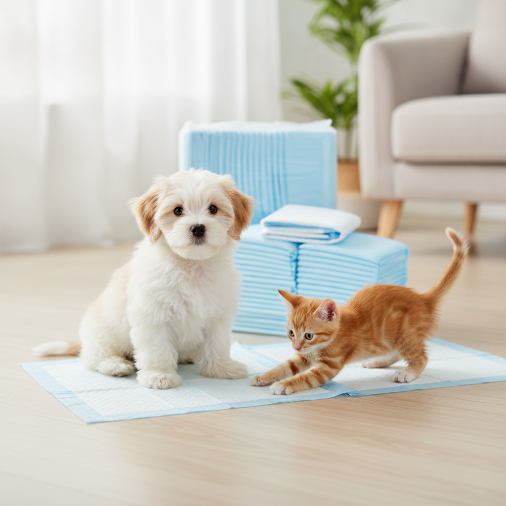 Dog Training Puppy Pads 33 x 45cm – 100 Pack | Absorbent Pet Toilet & House Training Pads