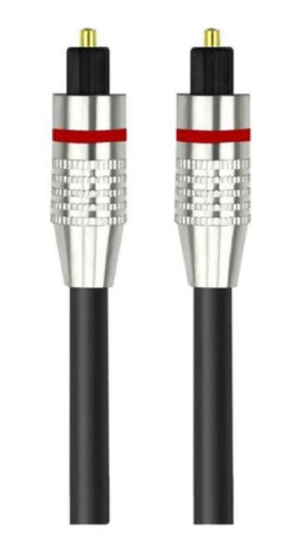 3 Meter Toslink Digital Optical Audio Cable | SPDIF Fibre Optic Cable | Optical Male to Male | Dolby Digital, DTS & PCM Compatible for TV, Soundbar, Home Theater & Gaming