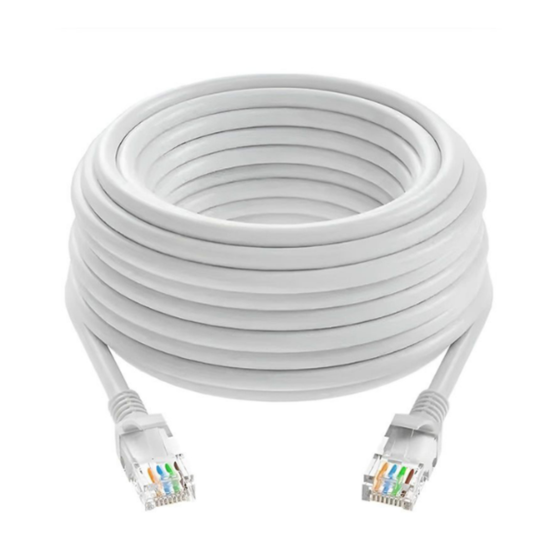 Cat6 Ethernet LAN Cable RJ45 White – High-Speed Network Cable