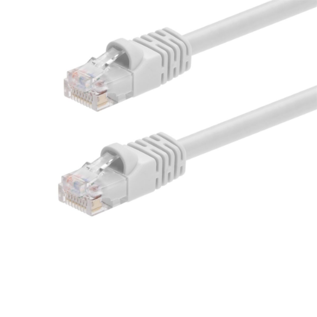 Cat6 Ethernet LAN Cable RJ45 White – High-Speed Network Cable