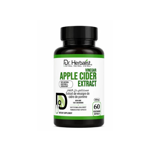 Dr. Herbalist Apple Cider Vinegar Extract 500mg – 60 Vegetarian Capsules