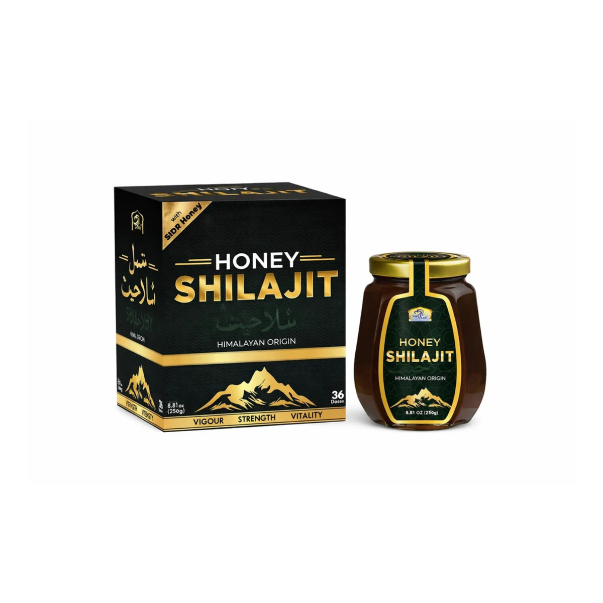 Al Khair Himalayan Honey Shilajit Blend with Sidr Honey 250g – Natural Energy & Daily Wellness Supplement
