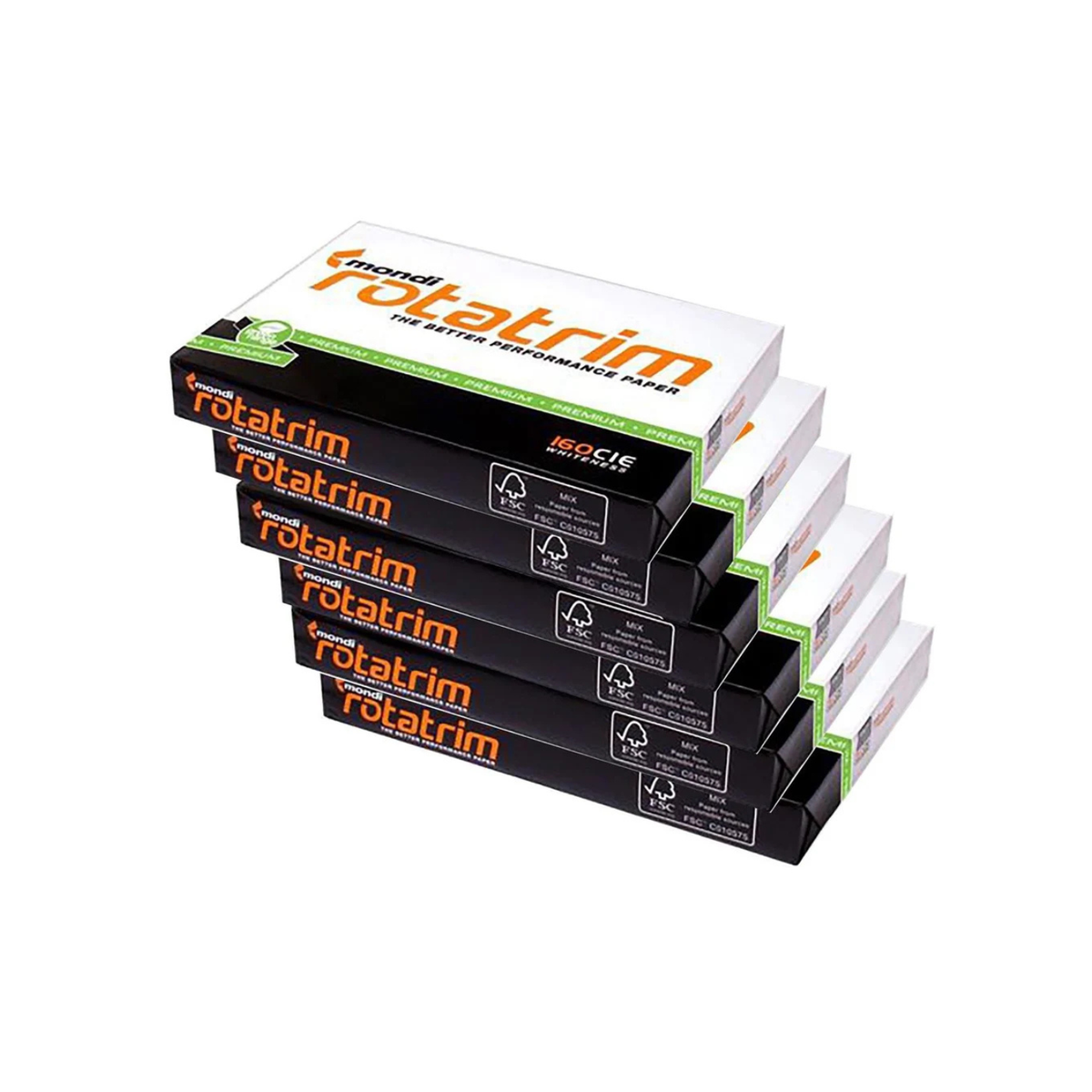 Mondi Rotatrim A4 Copy Paper 80 GSM - 6 Ream Pack (3,000 Sheets) | Premium Multipurpose Printer Paper