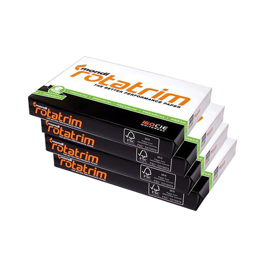 Mondi Rotatrim A4 Copy Paper 80 GSM - Premium Multipurpose Printing Paper - 4 Ream Pack