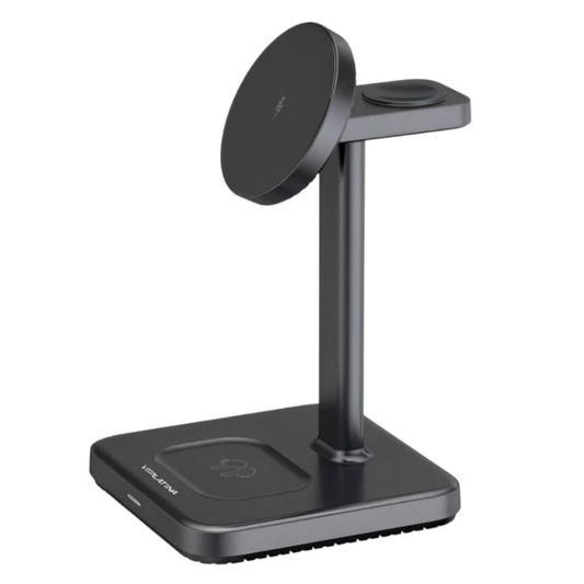 VIPLATINA VD10 3-in-1 15W Fast Wireless Charging Station | Qi Charger for Phone, Smartwatch & Earbuds