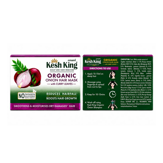Kesh King Organic Onion Hair Mask with Curry Leaves 200ml