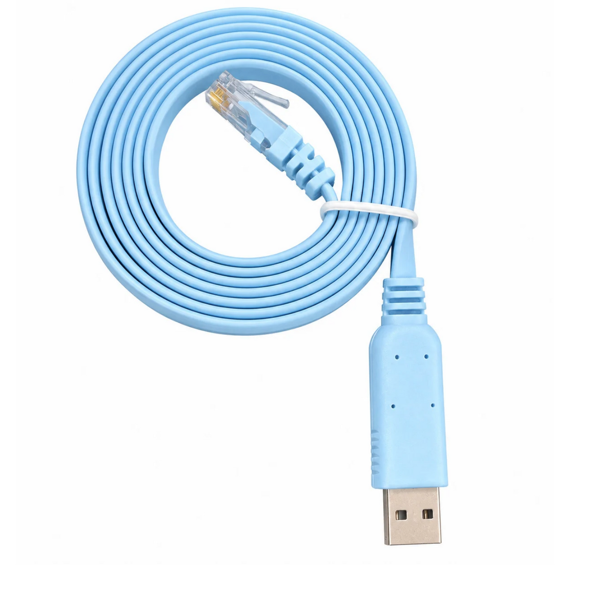 USB to RJ45 Serial Console Cable for Router Switch Configuration 1.5m