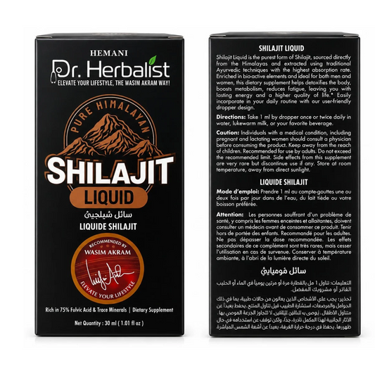 Dr. Herbalist Pure Himalayan Shilajit Liquid Dietary Supplement 30ml