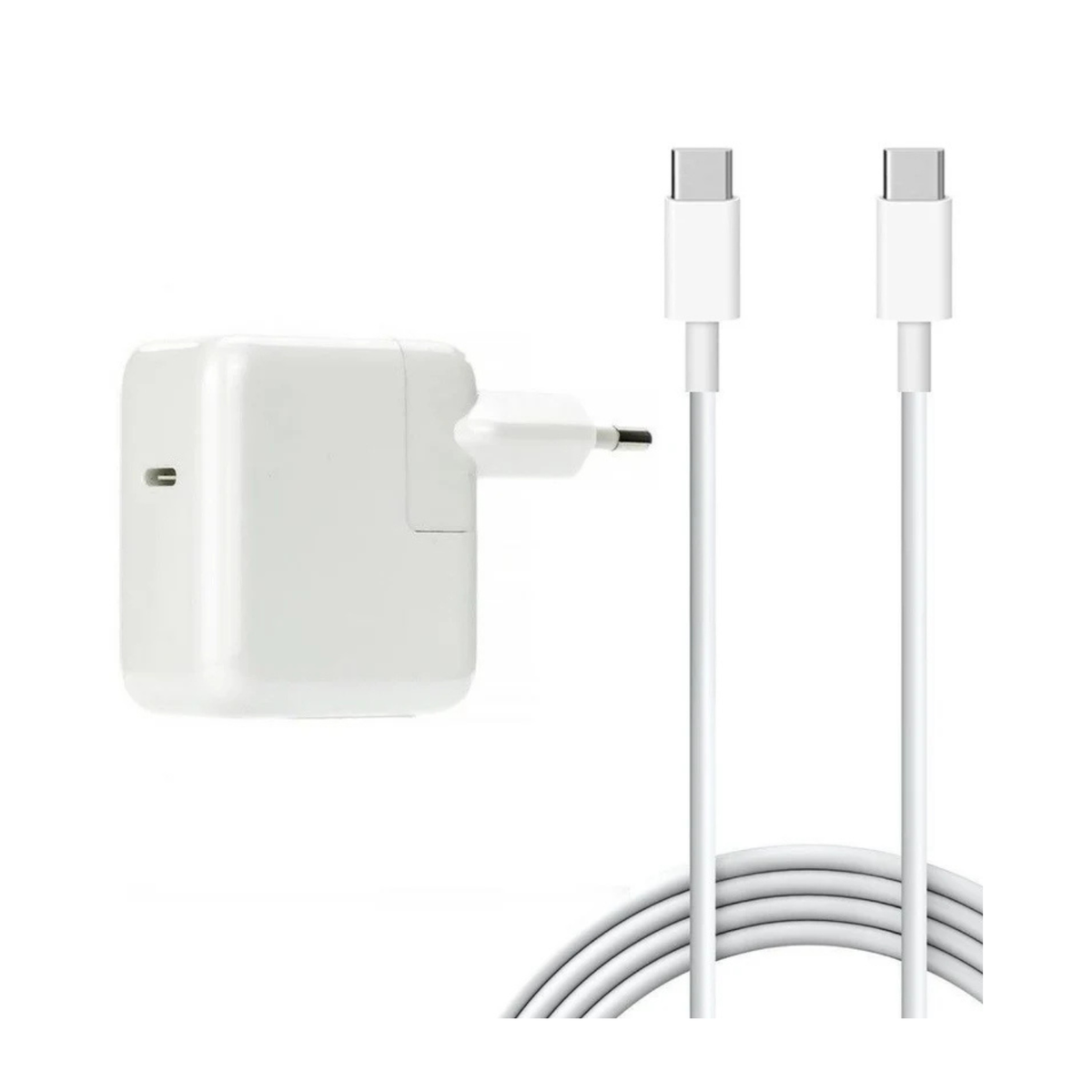 87W USB-C Charger for MacBook Pro | USB-C Fast Charging Power Adapter with 2M USB-C to USB-C Cable