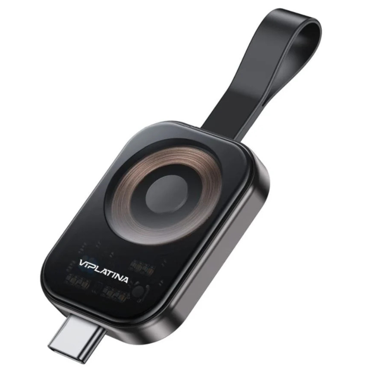 VIPLATINA VX24 Magnetic Wireless Watch Charger | USB-C Plug 3W Fast Charging Adapter for Smart Watches