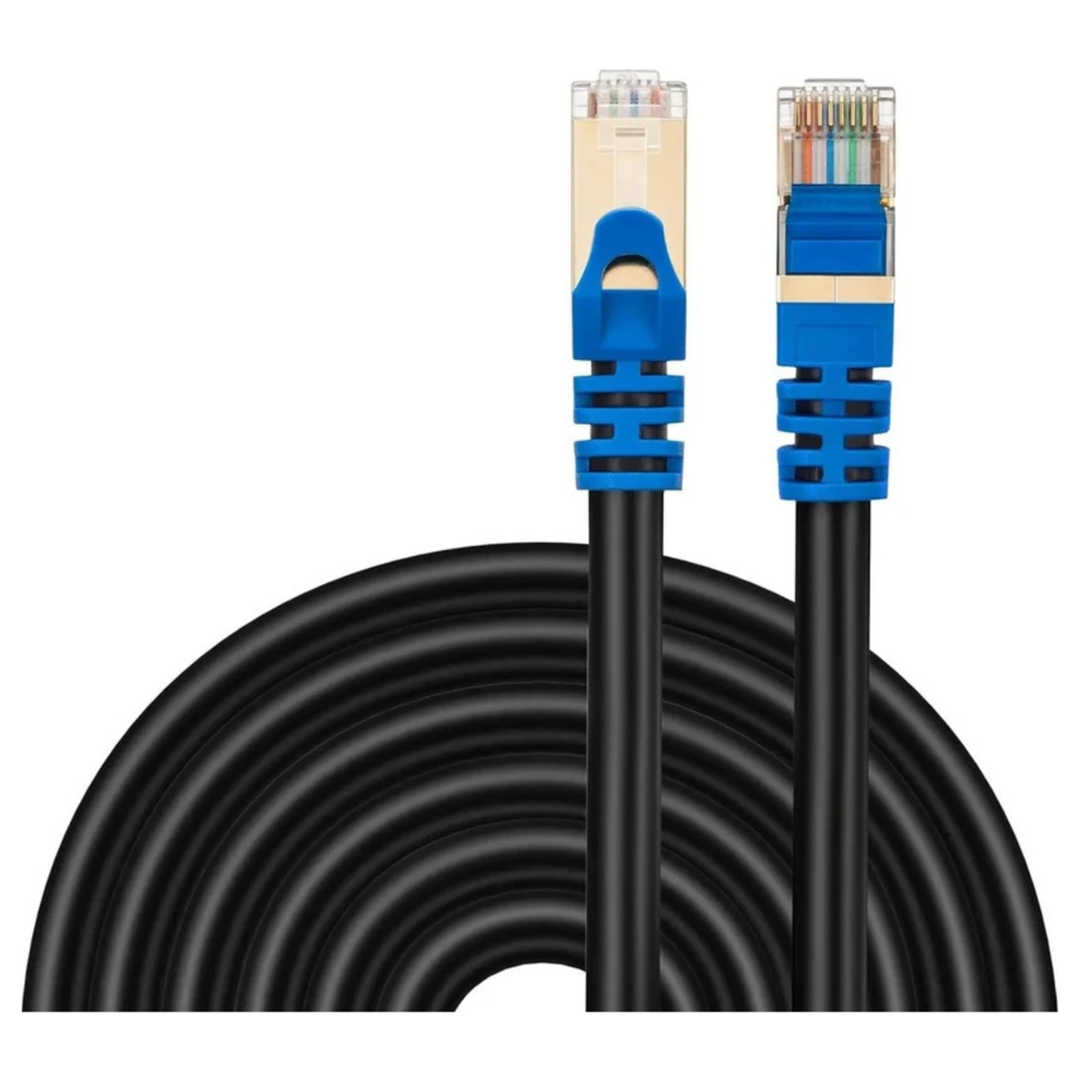 GLINK CAT7 Ethernet LAN Cable 10Gbps High-Speed RJ45 Network Cable 600MHz Shielded Internet Cable for PC, Laptop, Router & Gaming