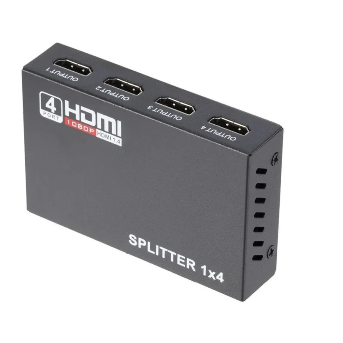 HDMI Splitter 1 In 4 Out 1080P Full HD | HDMI 1x4 Distribution Amplifier for TV, Monitor & Projector | Plug & Play