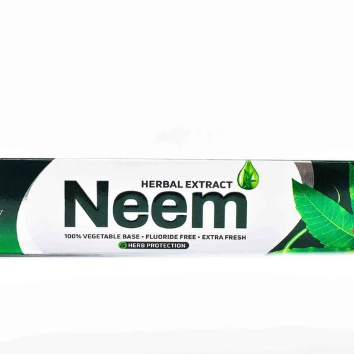 Green Valley Neem Herbal Toothpaste 150g | Natural Fluoride-Free Toothpaste with Neem Extract for Healthy Teeth & Gums