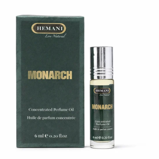 Hemani Monarch Perfume Oil Roll On 6ml Alcohol-Free Attar for Men - Pack of 6