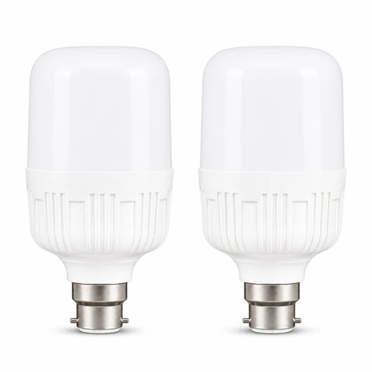 FineBlue 40W LED B22 Cool White Light Bulbs – Energy Saving Bright LED Lamp | Bayonet Cap | 2 Pack