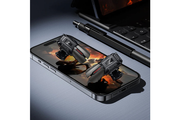 Hoco GA22 Mobile Gaming Trigger Buttons – 2PCS Mechanical FPS Triggers for Smartphones