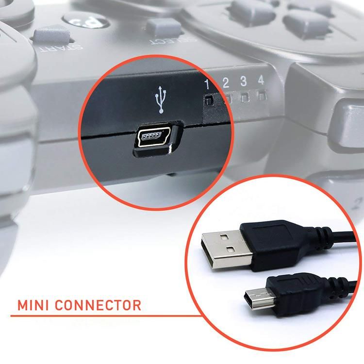 Wireless Controller Compatible with PS3 – Dual Analogue Gamepad with D-Pad & Action Buttons