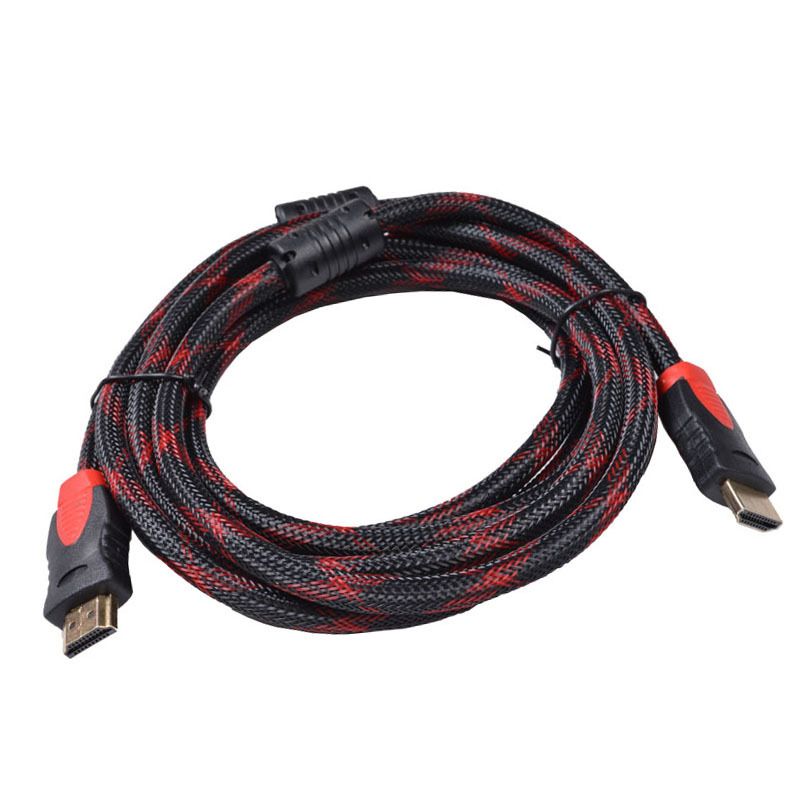 High-Speed HDMI Cable 3 Meter | Braided HDMI Male to HDMI Male Cable | 4K Ultra HD, Full HD 1080P & 3D Compatible