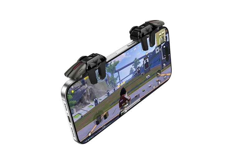 Hoco GA22 Mobile Gaming Trigger Buttons – 2PCS Mechanical FPS Triggers for Smartphones