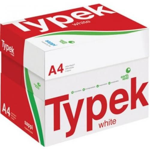 Typek A4 White Copier Paper 80 GSM - 1 Box | Premium Multipurpose Printing Paper