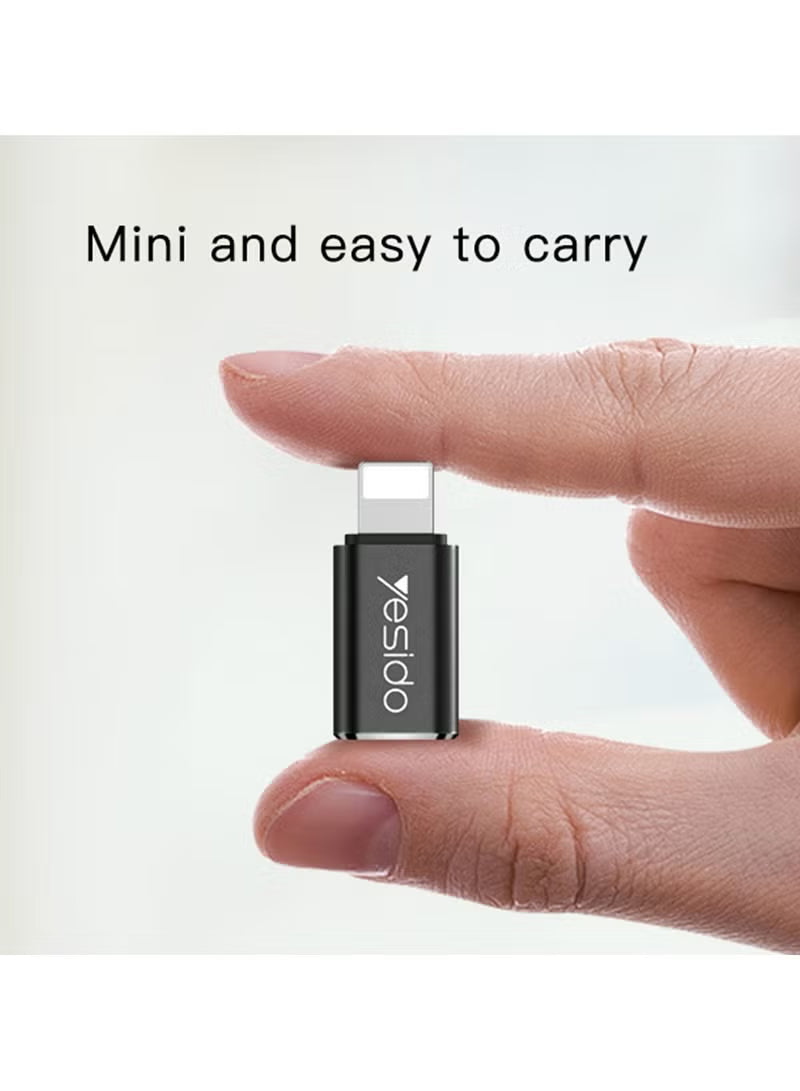 YESIDO GS03 Type-C to Lightning Adapter 2.4A – OTG Fast Charging & Data Transfer