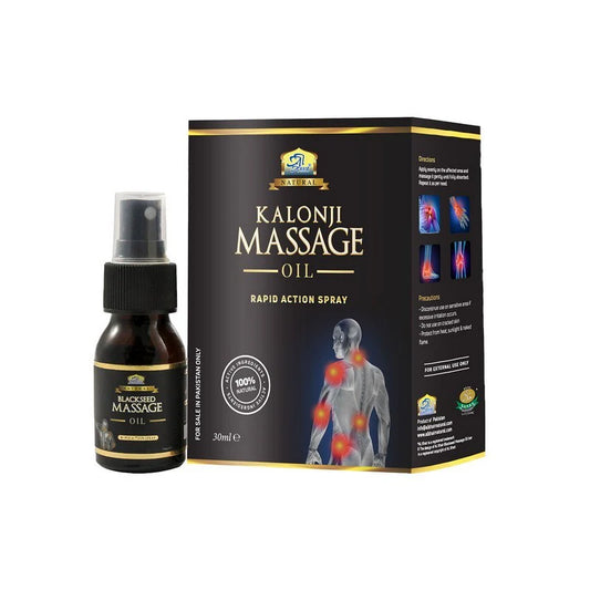 AL Khair Blackseed Massage Oil Rapid Action Spray 30ml - Natural Herbal Massage Oil for Muscle & Joint Comfort