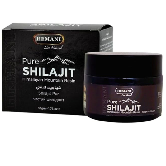 Hemani Pure Shilajit Himalayan Mountain Resin – Premium Natural Shilajit 50g