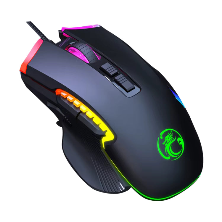 iMICE T70 Wired Gaming Mouse 7200 DPI RGB LED 6 Button USB Optical Mouse