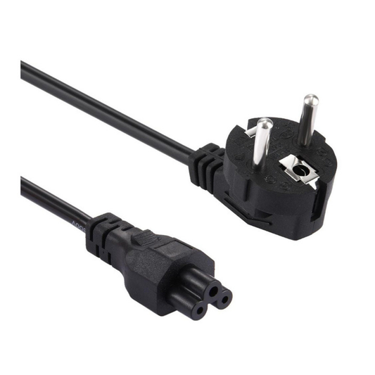 Laptop Power Supply Clover Cable 3 Pin Flower Power Cord 1.5 Meter AC Power Cable for Laptop Chargers