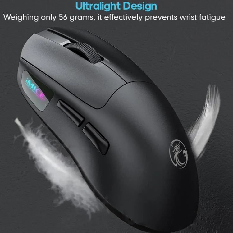 iMICE G900 Tri-Mode Wireless Gaming Mouse, 12800 DPI, Rechargeable