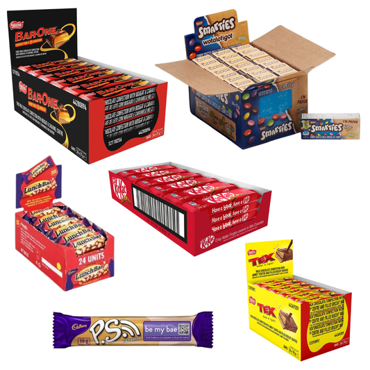Mega Minis Choc-a-Block Chocolate Hamper | 144 Mini Chocolate Bars Gift Box | Assorted Chocolate Selection