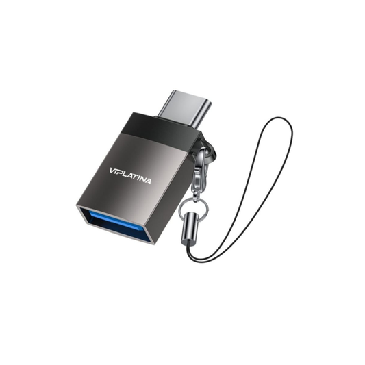 VIPLATINA VX15 USB-C Male to USB-A Female OTG Adapter | USB 3.0 High-Speed 5Gbps Data Transfer & Fast Charging Converter | Type-C to USB Adapter for Laptop, Android, MacBook & Tablet