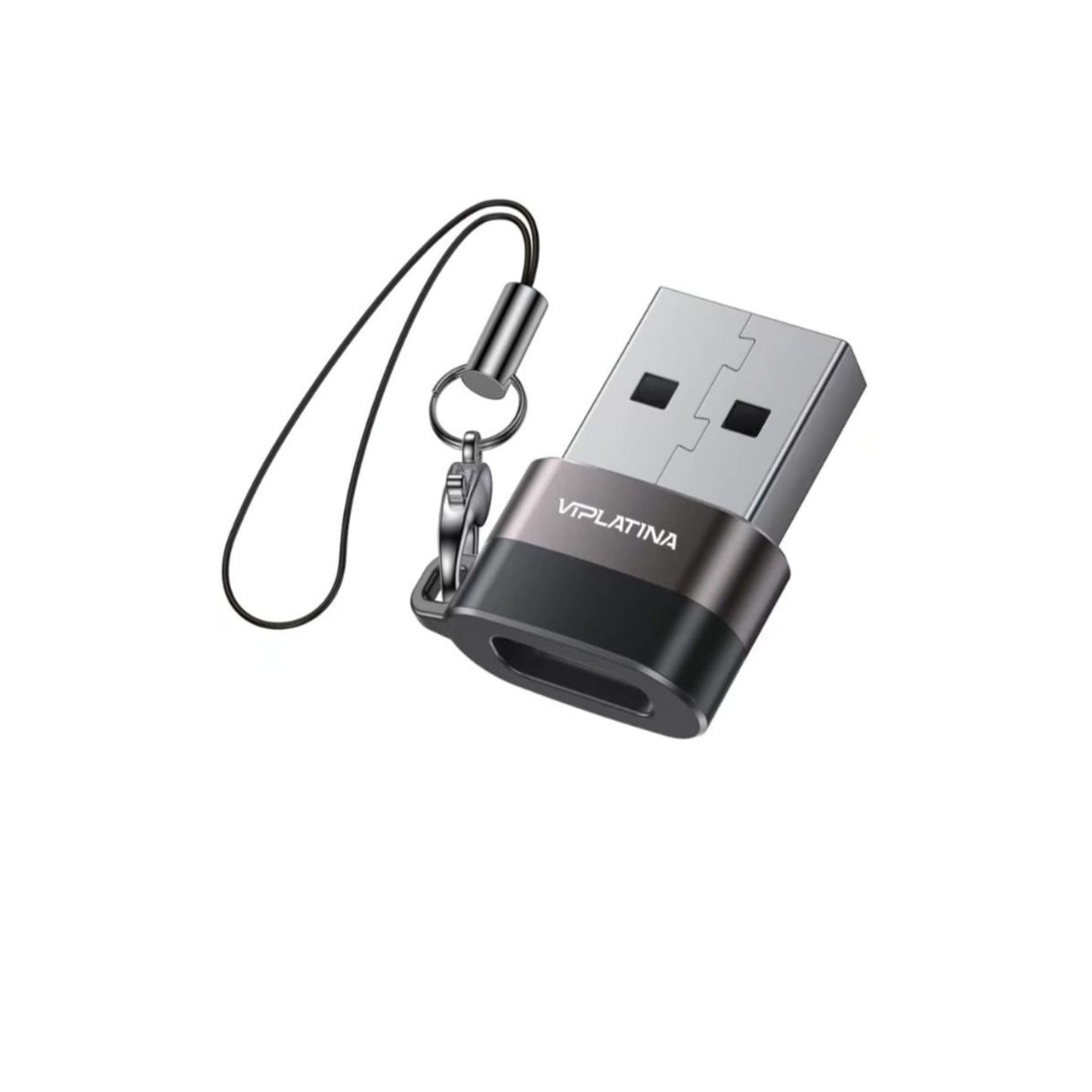 Viplatina VX21 USB-A 2.0 Male to USB Type-C Female OTG Adapter | Fast Data Transfer & Charging Converter