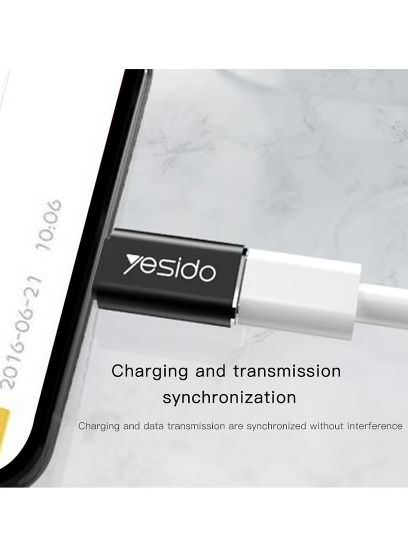 YESIDO GS03 Type-C to Lightning Adapter 2.4A – OTG Fast Charging & Data Transfer