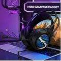 T-WOLF H130 RGB Gaming Headset with Microphone – Wired Stereo Headphones with 50mm Drivers