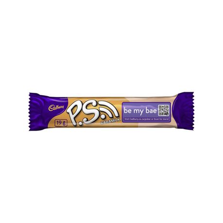 Cadbury PS Caramilk Mini Chocolate Bars 24 x 19g Display Box | Creamy Caramilk Chocolate