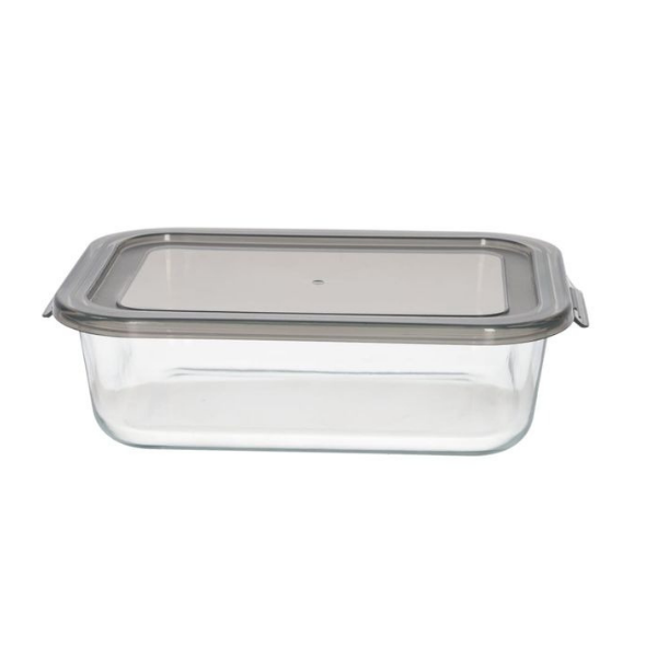 1480ml Borosilicate Glass Food Storage Container with Airtight & Leakproof Lid | BPA-Free Meal Prep Lunch Box