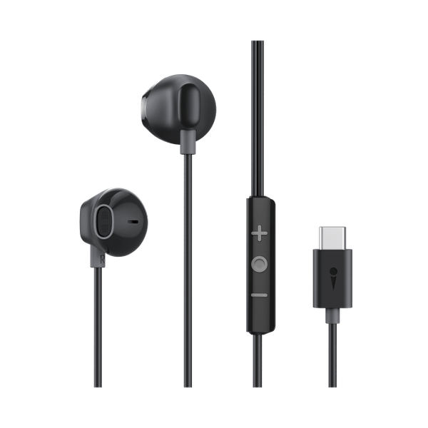 Oraimo Halo Airy OEP-650 USB-C Wired Earphones with Mic | Half In-Ear Type-C Headphones