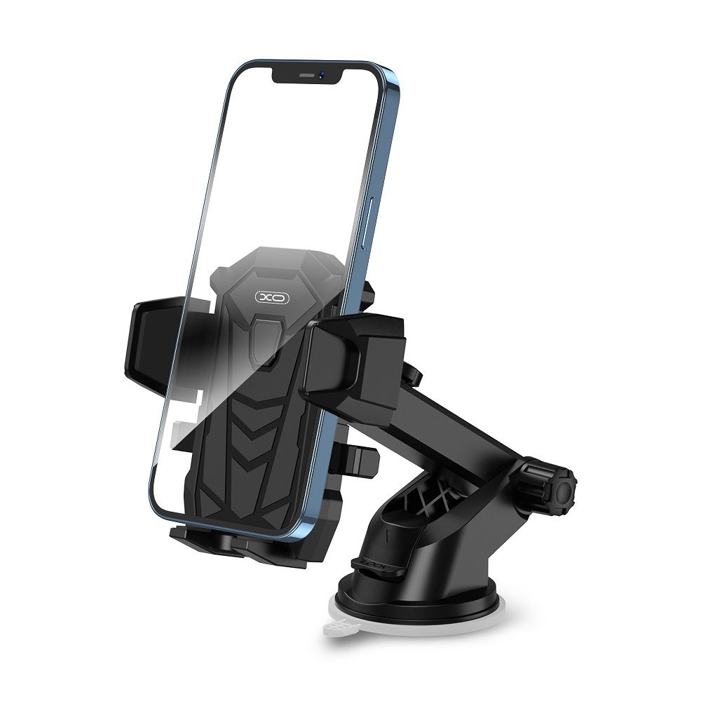 XO C76 Car Phone Holder – Strong Suction Mount, Adjustable 360° Mobile Phone Stand