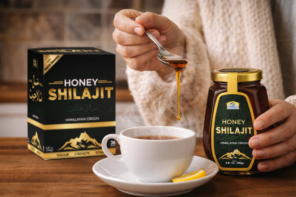 Al Khair Himalayan Honey Shilajit Blend with Sidr Honey 250g – Natural Energy & Daily Wellness Supplement