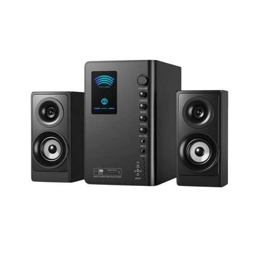 Mikuso XS-45A 2.1 Bluetooth Multimedia Speaker System | Deep Bass Home Theater with USB, SD, FM, AUX & Karaoke Mic Support