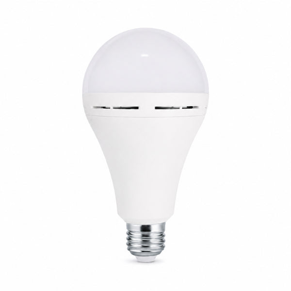 Fine Blue 15W Rechargeable LED Emergency Bulb E27 6500K Cool White | Battery Backup Load Shedding Light