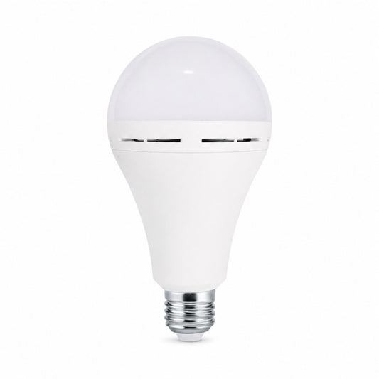 Fine Blue 15W Rechargeable LED Emergency Bulb E27 6500K Cool White | Battery Backup Load Shedding Light