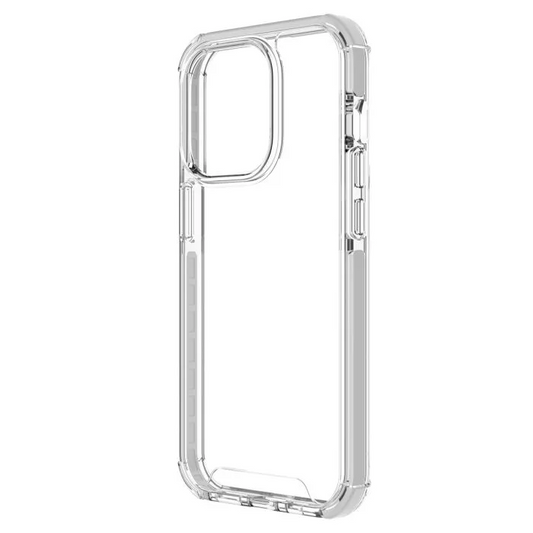 Crystal Clear Shockproof Case for iPhone 16 Pro | Anti-Scratch Transparent TPU Protective Cover with Air Cushion Corners